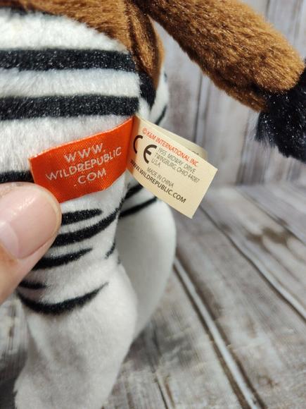 Wild Republic Okapi Forest Plush Stuffed Zoo Animal Brown Zebra Legs - Picture 8 of 9
